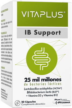 Suplement diety PlusQuam Pharma Vitaplus IB Support 20 kapsułek (8437012861329)