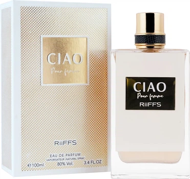 Woda perfumowana damska Riiffs Parfums Ciao Pour Femme 100 ml (6291108737316)