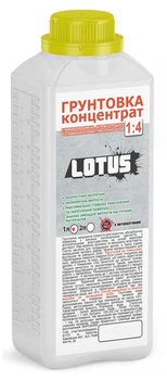 Грунт-концентрат 1:4 Lotus акриловий 1 л