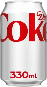 Газированный напиток Coca Cola Santa Diet Coke Soda 355мл