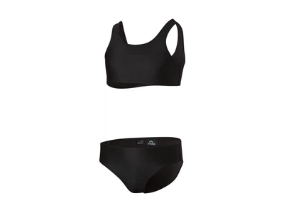 Купальник раздельный (топ и плавки) для девочки Crivit LYCRA® 480843 146-152 см (10-12 years) Черный