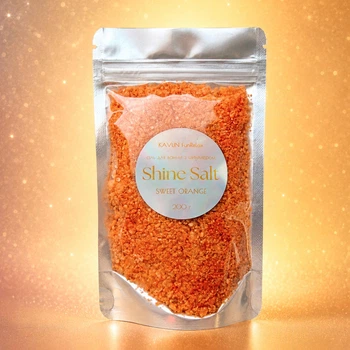Шиммер сіль для ванни "Sweet Orange" з перламутром Золото 200 г