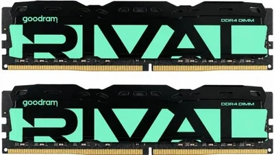 Pamięć RAM Goodram DDR4-3200 65536MB PC4-25600 (Kit of 2x32768) Rival Radiant Green (GGRGD4-32L18/64GDC)