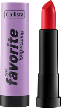 Помада для губ Callista Lips Favorite Longwearing Lipstick 302 Planet Red 4 г (8680705133030)