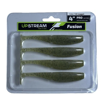 Силикон UPSTREAM Fusion 4" (4шт.) #133 maggot ,FUS4_133