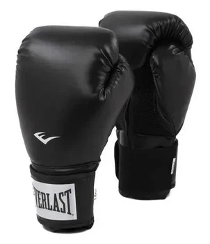 Боксерські рукавиці Everlast PROSTYLE BOX GL 12 унцій, чорно-білий