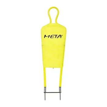 Манекен футболіста універсальний Meta Defender man Dummy 125-185 см, жовтий