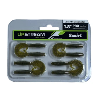 Силікон UPSTREAM Swirl 1.8" (8шт.) #495 watermellon ,SWI1.8_495