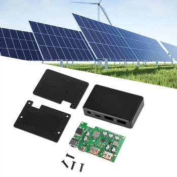 Модуль DC-DC стабилизатор напряжения солнечной панели 2*USB+DC+Type-C QC/PD драйвер для солнечных батарей
