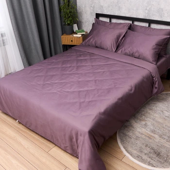 Комплект постільної білизни Moon&Star Сатин Premium Velvet Plum Сімейні 160х220х2 наволочки 4х50х70 (MS-820016833)
