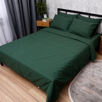 Комплект постельного белья Moon&Star Бязь Gold Люкс Green Luxe Евро 200х220 наволочки 2х50х70 (MS-820014046)