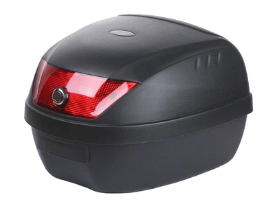 Кофр (багажник) для мотоцикла задний TT AGRO MOTO YM-0807 (V-28L) 39.5×39.5×30 черный с красным