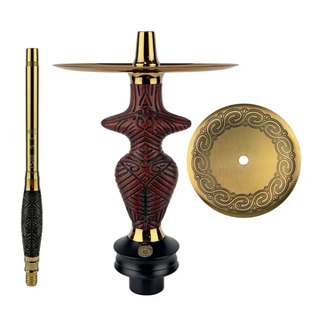 Шахта Sunpipe Hookah Odin Art Трипольская Мадонна Brown 35 см из нержавеющей стали с деревянной накладкой под уплотнитель