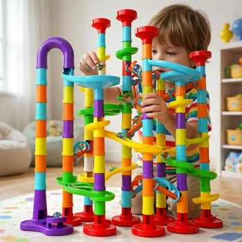 Конструктор-лабіринт із кульками 142 деталі, Marble Run