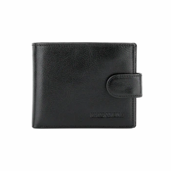 Кошелек мужской из качественной глянцевой кожи Marco Coverna MC 010-802 Black