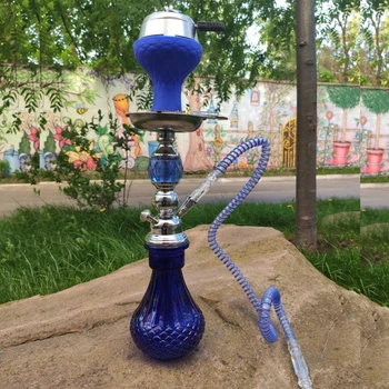 Кальян Hookah Jamil Blue Plus высотой 40 см на 1 персону