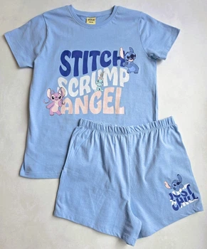 Детская пижама летняя Disney Stitch 146-152 см для девочек 127170