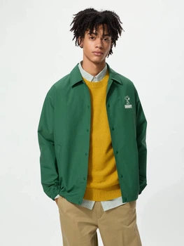 Вітровка жіноча Uniqlo 42404730 M Зелена (1159920757)