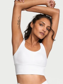 Спортивное топ для фитнеса женский Victoria's Secret 331427346 M Белый (1159864054)