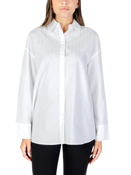 Сорочка бавовняна жіноча Armani Exchange 738249172 L Біла (1159874227)