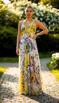 Сарафан «Golden Blossom» by New Kenza разноцветный 38