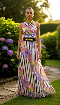 Сарафан «Floral Riviera» by New Kenza білий /різнокольоровий 38