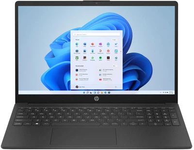 Ноутбук 15.6" HP 15 (15-fd0001sf) Intel N100 RAM 4GB UFS 128GB Win11 (UKR) (102267295)