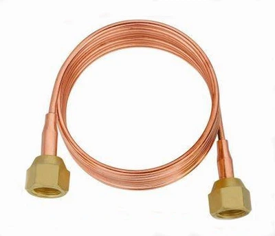 Капілярна трубка CT-1500 з гайками 1.5 м для холодильних систем