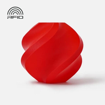 PLA-пластик Філамент Bambu Lab PLA Basic Red (10200) для 3D-принтера - 1Кг, 1.75mm Червоний без котушки Refill