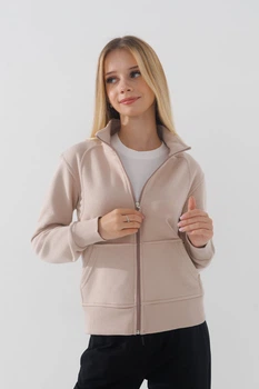 Кофта однотонна для дівчинки ADK 2984 128 см Бежевий (2000990721457W) shop (2000990721457)