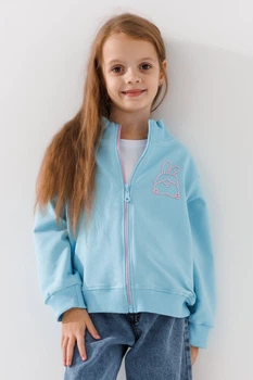 Кофта з принтом для дівчинки Ecrin 4761 110 см Блакитний (2000990721877D) shop (2000990721877)