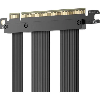 Кабель-подовжувач ZHENWEI PCIe 5.0 x16 для відеокарти, 15 см, білий (ZW-PCIE259)