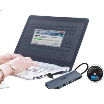USB-концентратор Aigo USB 3.0, удлинитель интерфейса, USB-кабель для док-станции ноутбука, USB-хаб B01-1.5M