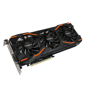 Відеокарта GeForce GTX 1080 8GB Gigabyte WindForce OC (GV-N1080WF3OC-8GD) Б/В
