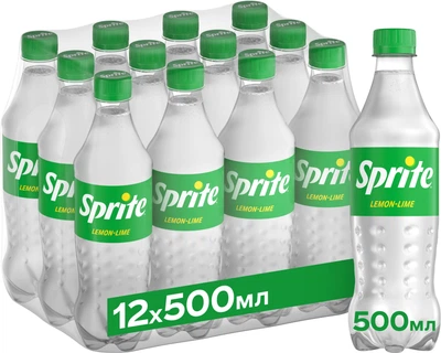 Упаковка безалкогольного напою Sprite 0.5 л х 12 пляшок (5449000019844_5449000027368)