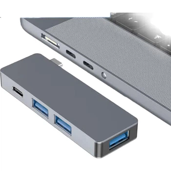 Хаб Youlianxing Type-C to USB 4-портовий для ноутбука 3624CC