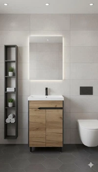 Тумба Vivia Loft Д2 Eko для умывальника Idea-55 (А0060500)