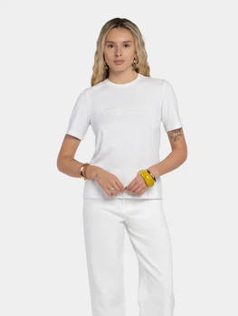 Футболка жіноча білий бавовняна Arber T-SHIRT WF-19 M білий (W13.07.00.610)