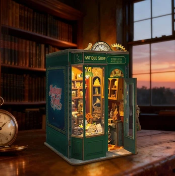 Бук Нук Антикварний магазин Інтер'єрний конструктор Book Nook Antique Shop DIY SQ-89