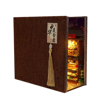 Бук Нук Китайська вулична їжа Book Nook Chinese Street Food Інтер'єрний конструктор DIY TC-27 + купол