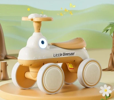 Велобег 4-х колесный Joy Беговел, с подсветкой, колеса PU D-49622