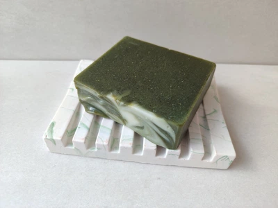 Натуральне мило ручної роботи OCEANSOAP з водорістю хлорелла 120 грам