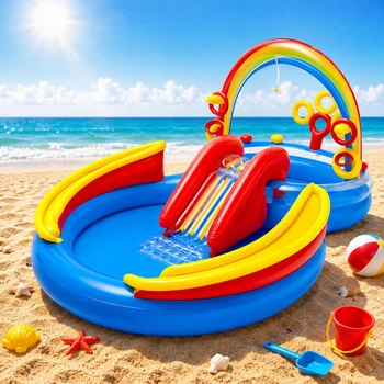 Игровой центр Intex 57453 Радуга 297*133*135 см