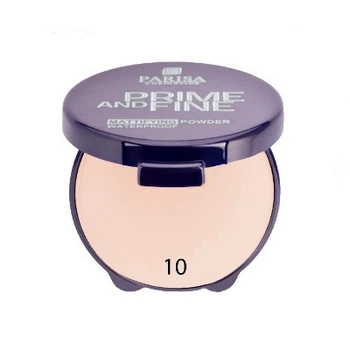 Пудра для обличчя матуюча Parisa Cosmetics Pime and Fine, № 10 Кремова бежева