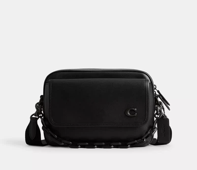 Сумка мужская Coach Charter Flap Crossbody Bag 24 CR725 Black