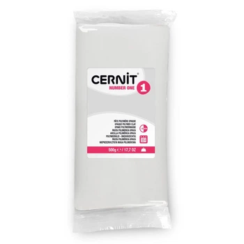 Полімерна глина Cernit Number One Opaque White, 500 г