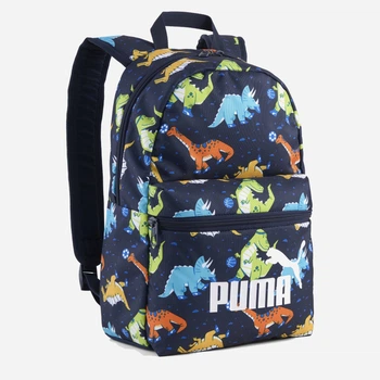 Рюкзак дитячий спортивний 13 л Puma Phase Aop Small Backpack 09132414 Navy-Sporty Dino AOP (4070032992945)