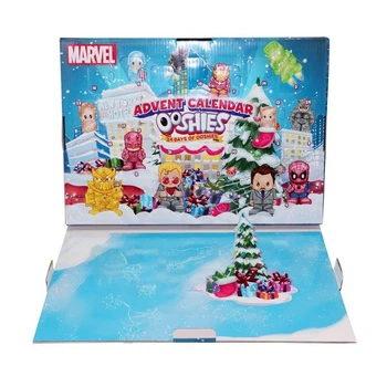 Адвент-календарь с фигурками Ooshies Marvel 5 см, 24 шт. (23296)