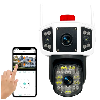 IP камера видеонаблюдения 3MP с автотрекингом и ИК подсветкой для улицы и дома YOOSEE LS-1164