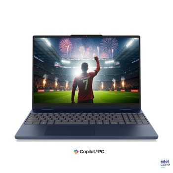 Ноутбук 2-in-1 Lenovo IdeaPad 5 15IPH11 (83UL0029RM), Intel Core Ultra 7 355 / 15.3" / Touch / OLED / 165 Гц / RAM 16 ГБ DDR5 / SSD 1 ТБ / Intel Graphics / Без ОС / Синій